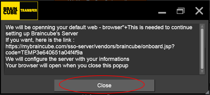 Read the pop up before aggreed