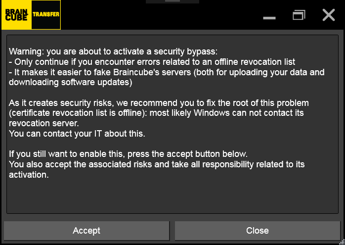 an image showing the security-related warning